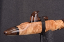 Maple Burl Native American Flute, Minor, Mid G-4, #T10G